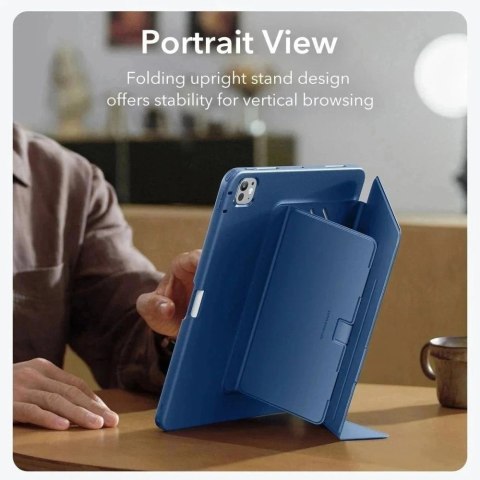 Etui ESR Flip Hybrid na iPad Pro 11" 5 / 6 / 2024-2025 - granatowe