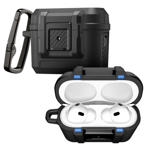 Etui Spigen Lock Fit na AirPods Pro 3 - czarne