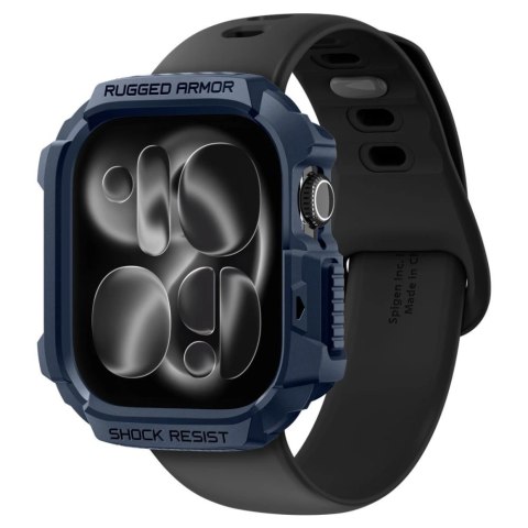 Etui Spigen Rugged Armor na Apple Watch 42 mm - granatowe