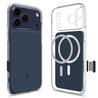 Etui Spigen Thin Fit MagSafe na iPhone 17 Pro - przezroczysto-granatowe