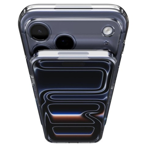 Etui Spigen Thin Fit MagSafe na iPhone 17 Pro - przezroczysto-granatowe