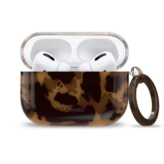 Etui Tech-Protect Lamano na AirPods Pro 3 - czarno-brązowy