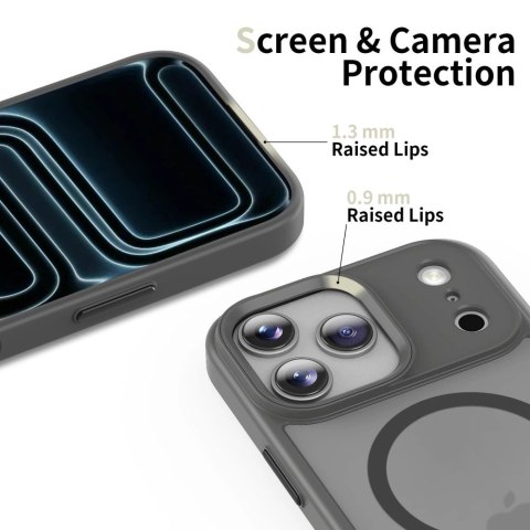 Etui Tech-Protect MagMat MagSafe na iPhone 17 Pro Max - szare