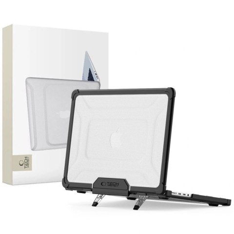 Etui Tech-Protect SmartShell Pro na Macbook Pro 14 M1 / M2 / M3 / M4 / M5 2021-2025 - czarno-przezroczyste