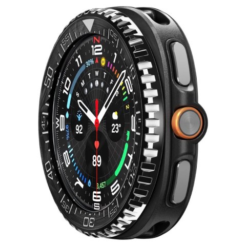 Nakładka Spigen Bezel Tune Pro Diverna Samsung Galaxy Watch 8 Classic 46 mm - czarna