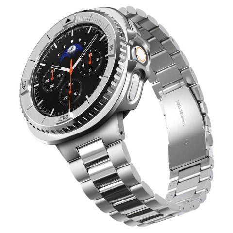 Nakładka Spigen Bezel Tune Pro Pilot na Samsung Galaxy Watch 8 Classic 46 mm - srebrna