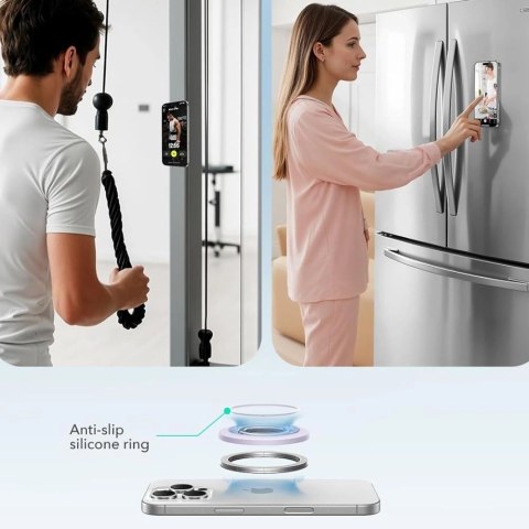 Uchwyt ESR Magnetic HaloLock MagSafe na telefon - fioletowy