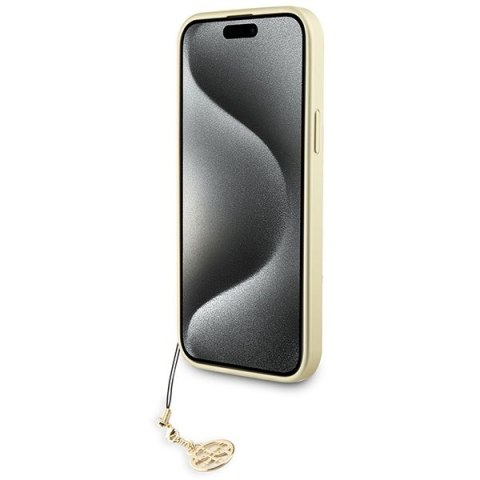 Guess nakładka do iPhone 15 6,1" GUHCP15SGF4GBR brązowa hardcase 4G Charms Collection Guess nakładka do iPhone 15 6,1" GUHCP15SGF4GBR brązowa hardcase 4G Charms Collection