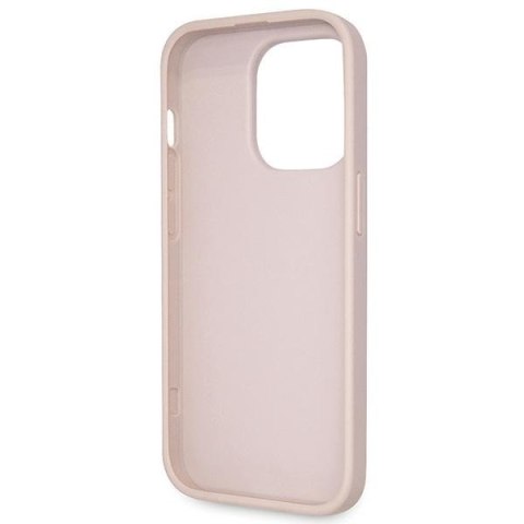 Guess nakładka do iPhone 15 Pro 6,1" GUHCP15LP4TDSCPP różowa hardcase Crossbody 4G Metal Logo Guess nakładka do iPhone 15 Pro 6,1" GUHCP15LP4TDSCPP różowa hardcase Crossbody 4G Metal Logo