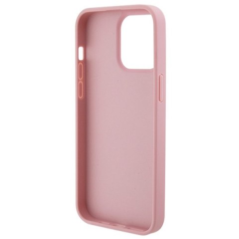 Guess nakładka do iPhone 15 Pro Max 6,7" GUHCP15XP4EPMP różowa hardcase Leather 4G Stamped Guess nakładka do iPhone 15 Pro Max 6,7" GUHCP15XP4EPMP różowa hardcase Leather 4G Stamped
