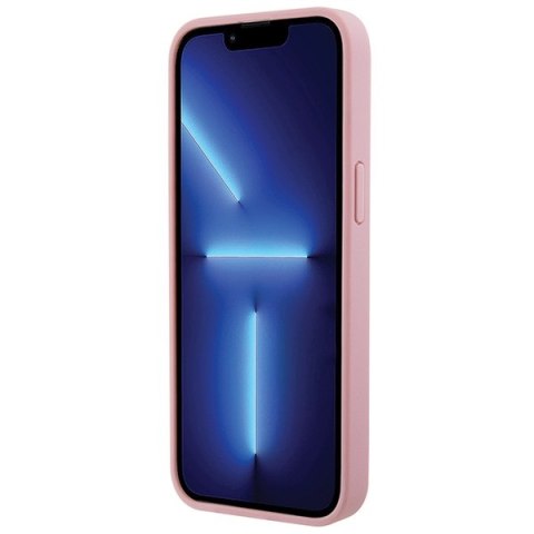 Guess nakładka do iPhone 15 Pro Max 6,7" GUHCP15XP4EPMP różowa hardcase Leather 4G Stamped Guess nakładka do iPhone 15 Pro Max 6,7" GUHCP15XP4EPMP różowa hardcase Leather 4G Stamped