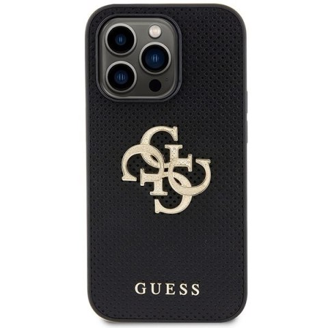 Guess nakladka do iPhone 15 Pro Max 6,7" GUHCP15XPSP4LGK czarna HC PERFORATED PU 4G GLITTER Guess nakladka do iPhone 15 Pro Max 6,7" GUHCP15XPSP4LGK czarna HC PERFORATED PU 4G GLITTER