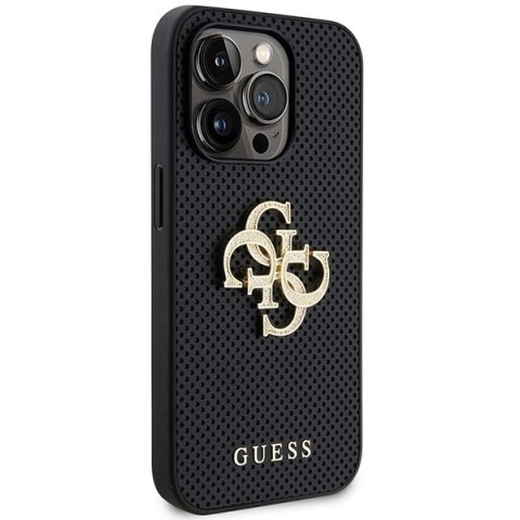 Guess nakladka do iPhone 15 Pro Max 6,7" GUHCP15XPSP4LGK czarna HC PERFORATED PU 4G GLITTER Guess nakladka do iPhone 15 Pro Max 6,7" GUHCP15XPSP4LGK czarna HC PERFORATED PU 4G GLITTER