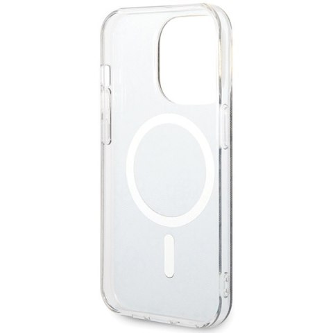 Guess nakładka do iPhone 15 Pro Max 6,7" GUHMP15XH4STK czarna HC MAGSAFE IML 4G Guess nakładka do iPhone 15 Pro Max 6,7" GUHMP15XH4STK czarna HC MAGSAFE IML 4G