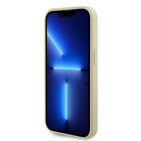 Guess nakładka do iPhone 15 Pro Max 6,7" GUHMP15XPSAHMCB złota hardcase Saffiano MagSafe Guess nakładka do iPhone 15 Pro Max 6,7" GUHMP15XPSAHMCB złota hardcase Saffiano MagSafe