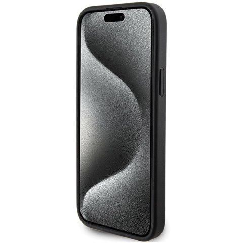 Karl Lagerfeld nakładka do iPhone 15 6,1" KLHCP15SSAPKCNPK czarna hardcase Saffiano Cardslot Karl&Choupette Metal Pin Karl Lagerfeld nakładka do iPhone 15 6,1" KLHCP15SSAPKCNPK czarna hardcase Saffiano Cardslot Karl&Choupette Metal Pin