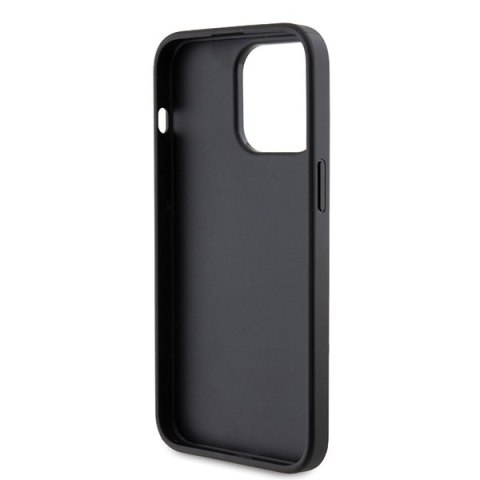 Karl Lagerfeld nakładka do iPhone 15 Pro Max 6,7" KLHCP15XSAPKCNPK czarna hardcase Saffiano Cardslot KC Metal Pin Karl Lagerfeld nakładka do iPhone 15 Pro Max 6,7" KLHCP15XSAPKCNPK czarna hardcase Saffiano Cardslot KC Metal Pin