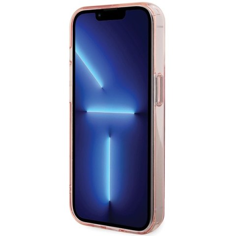 Karl Lagerfeld nakładka do iPhone 15 Pro Max 6,7" KLHMP15XHMRSKCP różowa hardcase Ring Stand Karl&Choupettte MagSafe