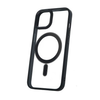 Nakładka Satin Clear Mag do iPhone 15 Pro 6,1" czarna