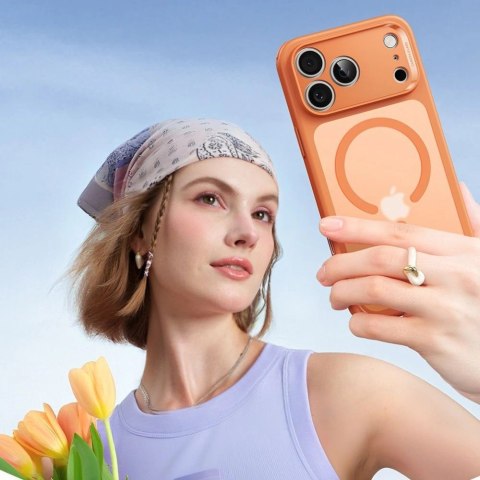 Etui ESR Classic Hybrid MagSafe na iPhone 17 Pro - przezroczysto-pomarańczowe