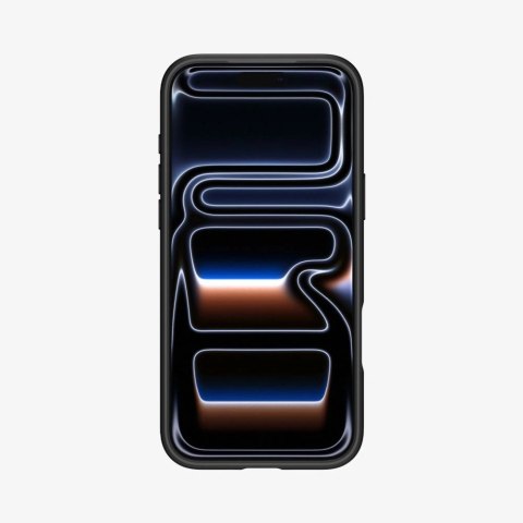 Etui Spigen Ultra Hybrid MagSafe na iPhone 17 Pro - czarno-pomarańczowy