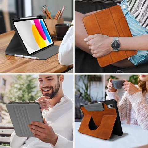 Etui Tech-Protect Fleece na iPad 10.9" 10 / 2022 / 11" 11 / 2025 - brązowe