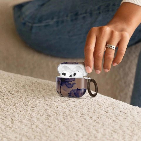 Etui Tech-Protect Lamano na AirPods 4 - brązowo-fioletowe