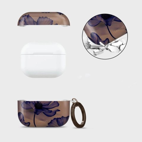 Etui Tech-Protect Lamano na AirPods Pro 1 / 2 - brązowo-fioletowe