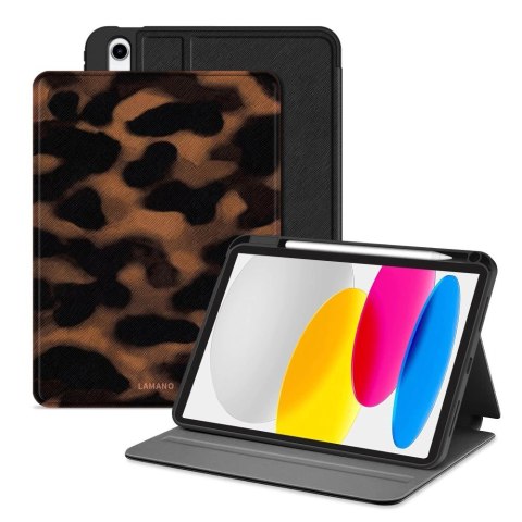 Etui Tech-Protect Lamano na iPad 10.9" 10 / 2022 / 11" 11 / 2025 - brązowo-czarne