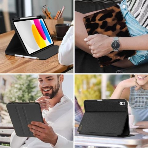 Etui Tech-Protect Lamano na iPad 10.9" 10 / 2022 / 11" 11 / 2025 - brązowo-czarne