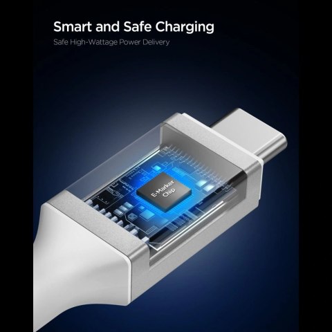 Kabel Spigen EB10010CC 100W 100 cm - biały