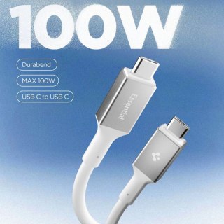Kabel Spigen EB10020CC USB-C 100 W 200 cm - biały