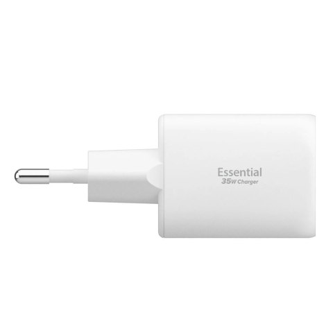 Ładowarka sieciowa Spigen Essential EE352EU USB-C / USB-A 35W - biała