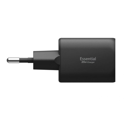 Ładowarka sieciowa Spigen Essential EE352EU USB-C / USB-A 35W - czarna