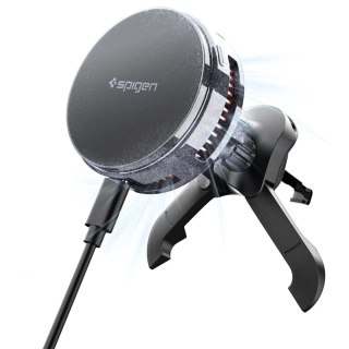 Uchwyt Samochodowy Spigen Essential EV25MFAQ Magnetic MagSafe na kratkę nawiewu - czarny