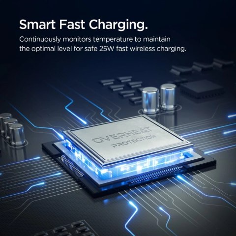 Uchwyt Samochodowy Spigen Essential EV25MFAQ Magnetic MagSafe na kratkę nawiewu - czarny