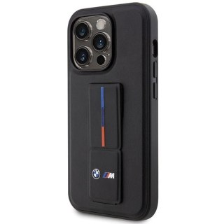 Etui BMW Grip Stand Hot Stamp iPhone 14 Pro - czarne