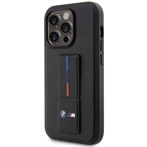 Etui BMW Grip Stand Hot Stamp iPhone 14 Pro - czarne