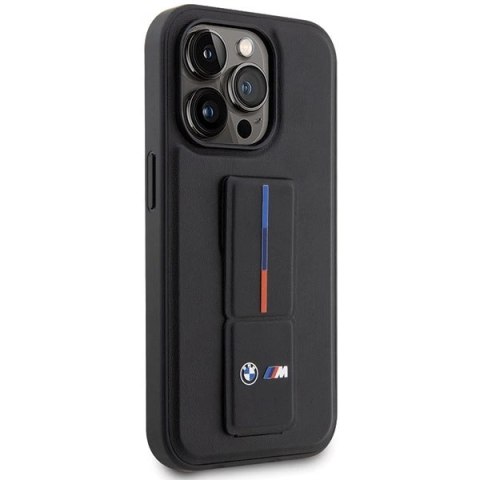 Etui BMW Grip Stand Hot Stamp iPhone 14 Pro - czarne