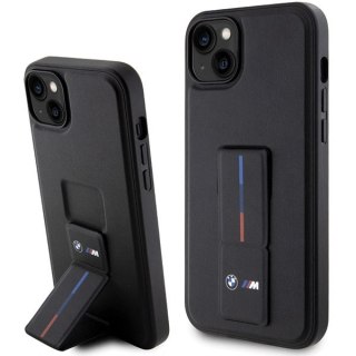 Etui BMW Grip Stand Hot Stamp na iPhone 14 / 15 / 13 - czarne