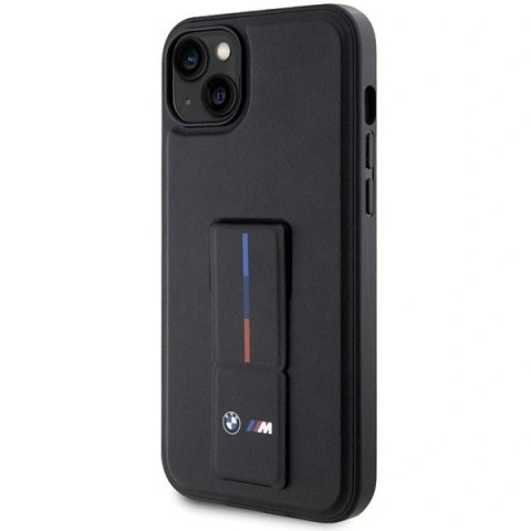 Etui BMW Grip Stand Hot Stamp na iPhone 14 / 15 / 13 - czarne