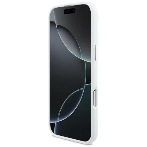 Etui BMW M Silicon Horizontal Line MagSafe na iPhone Air- białe