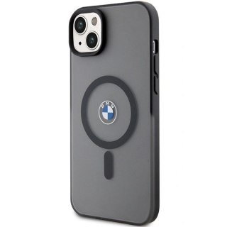 Etui BMW Signature MagSafe na iPhone 14 Plus/ 15 Plus - czarne