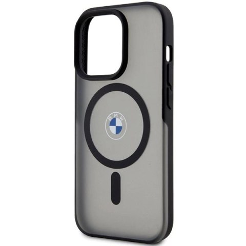 Etui BMW Signature MagSafe na iPhone 14 Pro - czarne