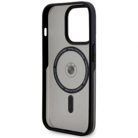 Etui BMW Signature MagSafe na iPhone 14 Pro - czarne