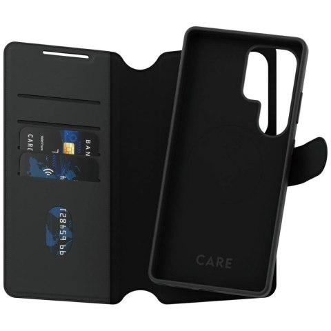Etui CARE by PanzerGlass Feature Tango 2w1 Wallet na Samsung Galaxy S25 Ultra - czarne