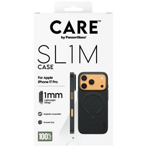 Etui CARE by PanzerGlass SL1M MagSafe na iPhone 17 Pro - czarne