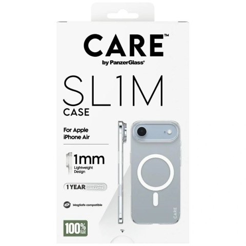 Etui CARE by PanzerGlass SL1M MagSafe na iPhone Air - przezroczyste