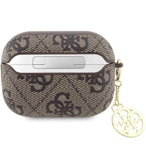 Etui Guess 4G Charm Collection na AirPods Pro / Pro 2 (2022/2023) - brązowe