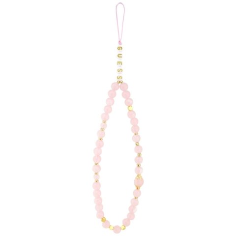 Etui Guess 4G Strap Triangle Logo MagSafe na iPhone 17 Pro Max - różowe